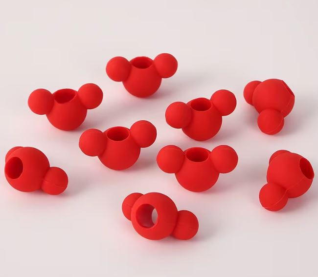 Mickey Mouse Red Beads